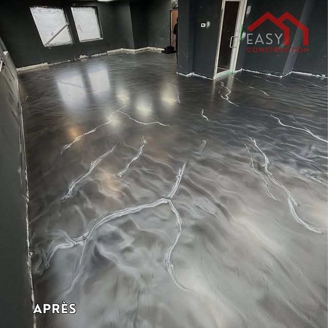 Projet Revêtement époxy à Garage résidentiel · Saint-Jérôme