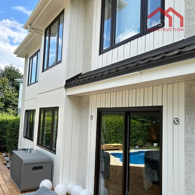 Projet Peinture extérieure à Aluminium et soffites · Saint-Jérôme